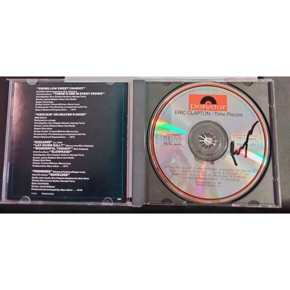Timepieces The Best of Eric Clapton CD 1982 - Picture 2 of 5